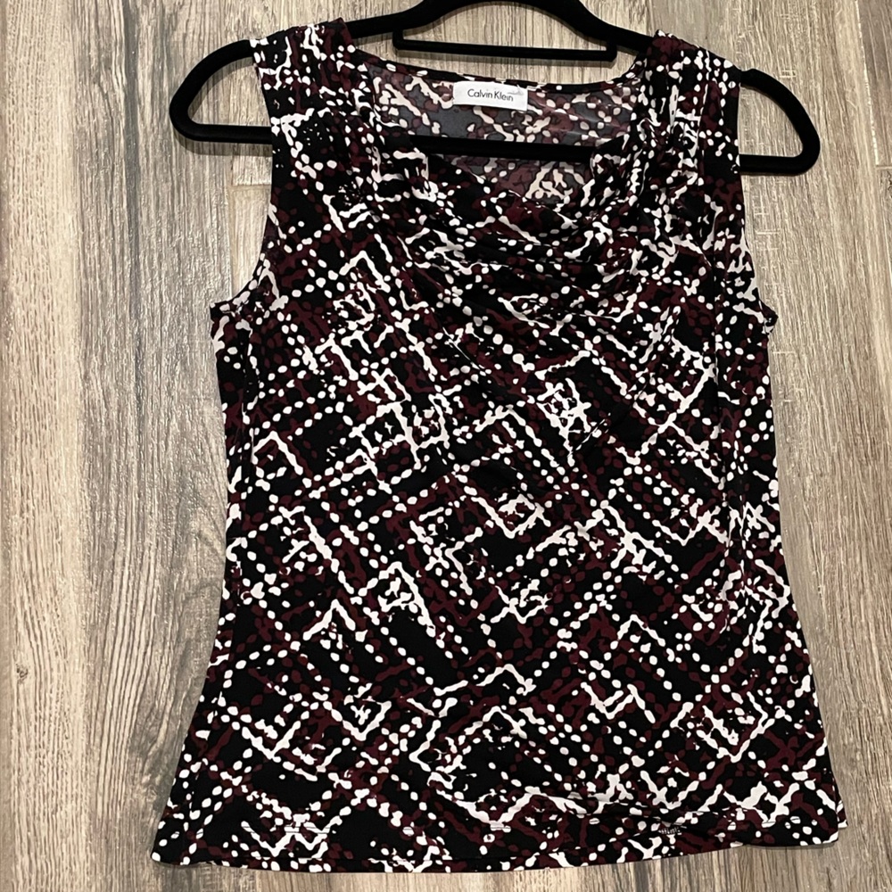EUC Calvin Klein Sleeveless Blouse - Size Medium